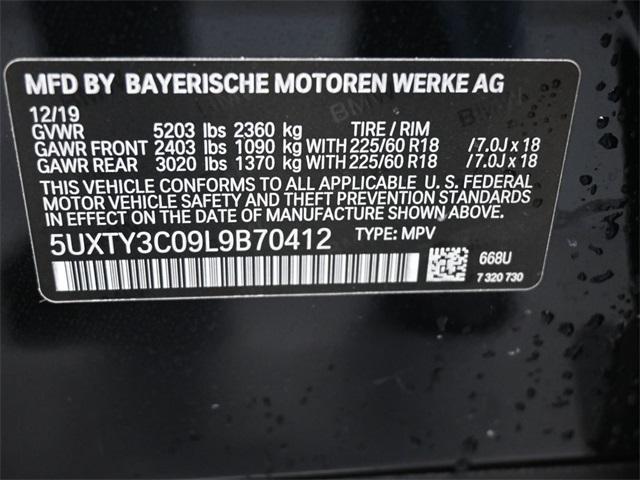 used 2020 BMW X3 car, priced at $18,995