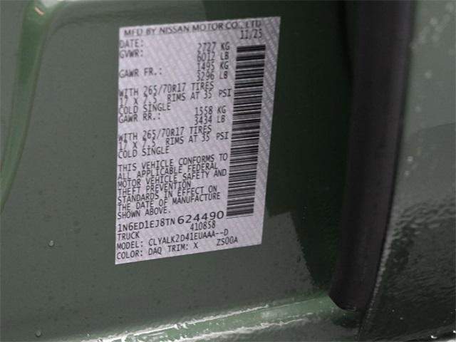 new 2026 Nissan Frontier car, priced at $40,229