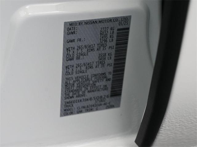 new 2025 Nissan Frontier car, priced at $34,112