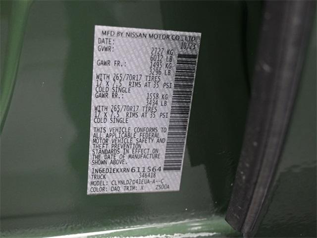 used 2024 Nissan Frontier car, priced at $31,795