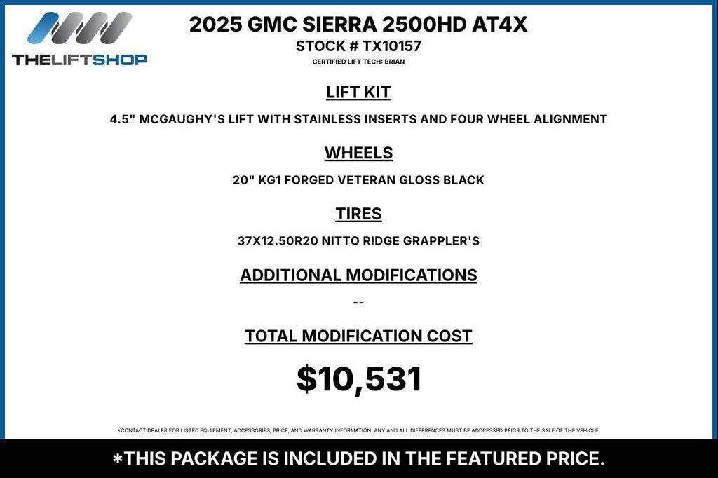 used 2025 GMC Sierra 2500 car, priced at $95,990
