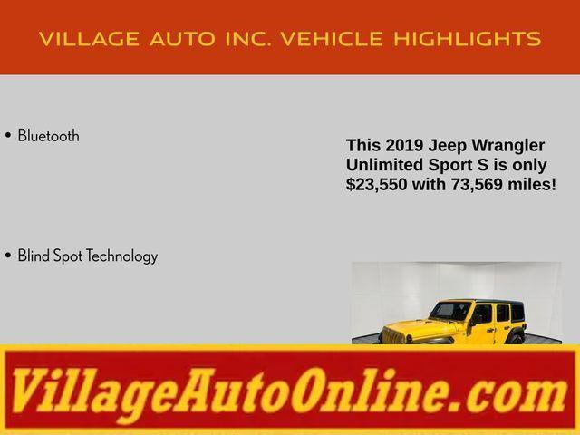 used 2019 Jeep Wrangler Unlimited car, priced at $23,949