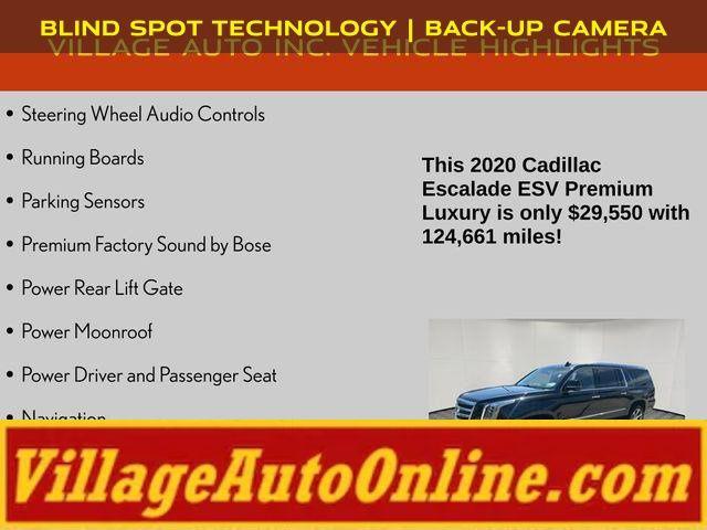 used 2020 Cadillac Escalade ESV car, priced at $29,949
