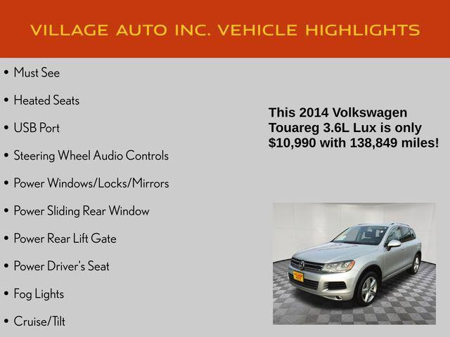 used 2014 Volkswagen Touareg car, priced at $10,990