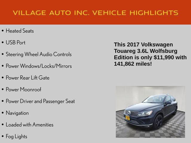 used 2017 Volkswagen Touareg car, priced at $11,990
