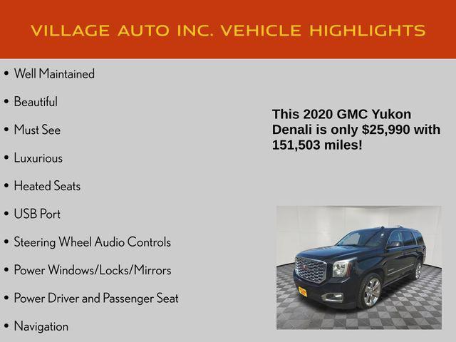 used 2020 GMC Yukon car, priced at $26,389