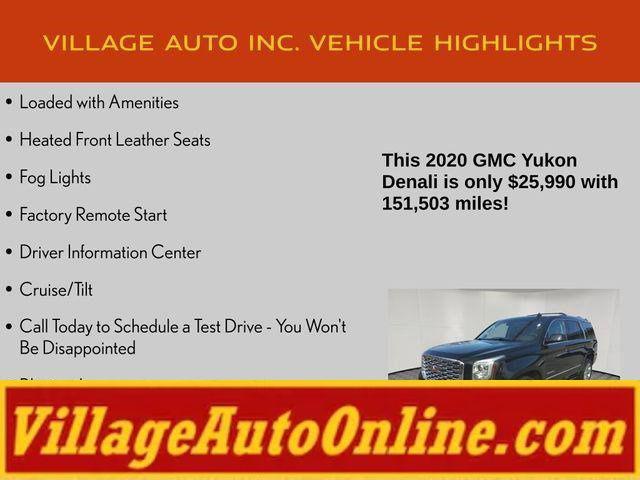 used 2020 GMC Yukon car, priced at $26,389