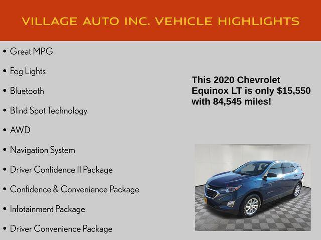 used 2020 Chevrolet Equinox car, priced at $15,550