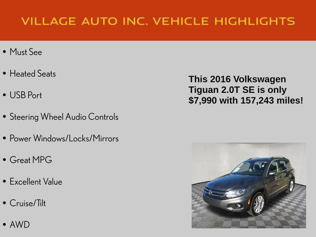 used 2016 Volkswagen Tiguan car, priced at $7,990