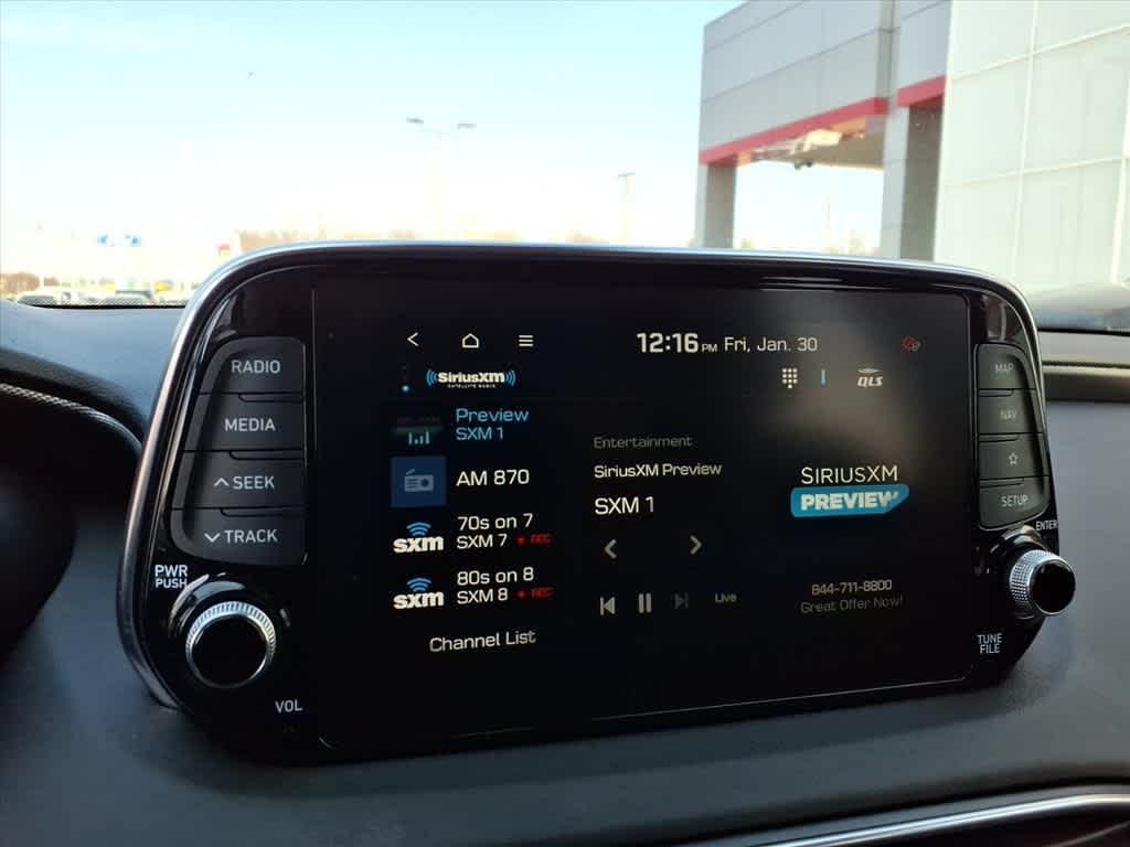 used 2020 Hyundai Santa Fe car, priced at $17,990