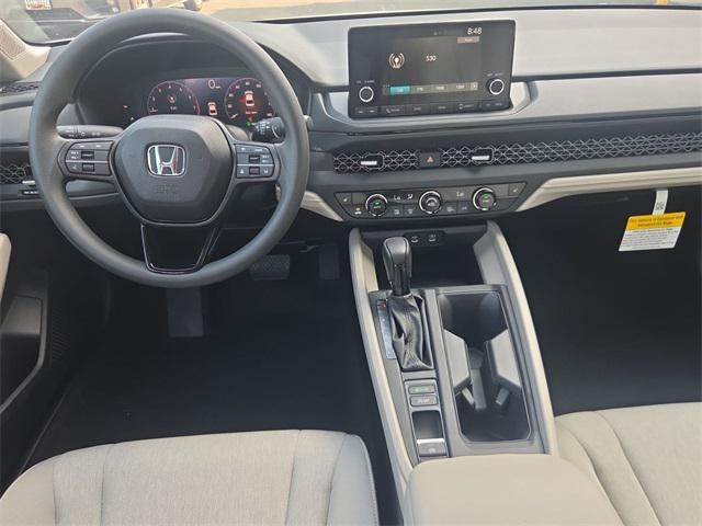 new 2025 Honda Accord car, priced at $29,205