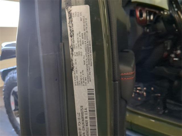 used 2021 Jeep Wrangler car, priced at $29,000