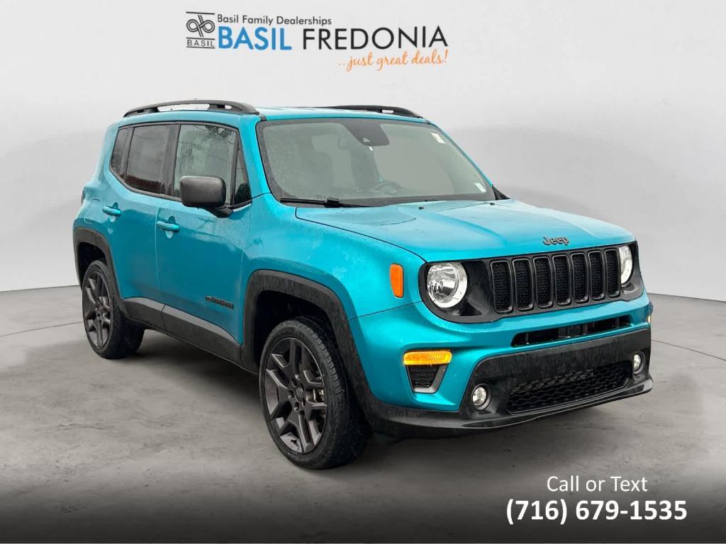 used 2021 Jeep Renegade car, priced at $18,183