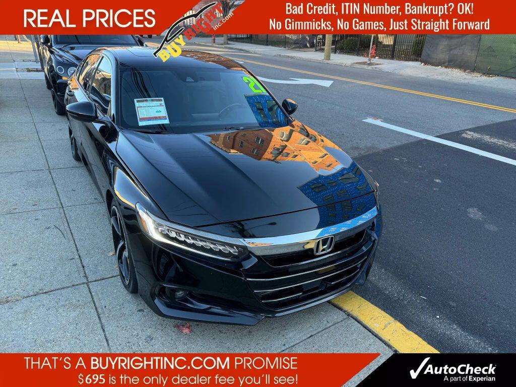 used 2021 Honda Accord car, priced at $18,999