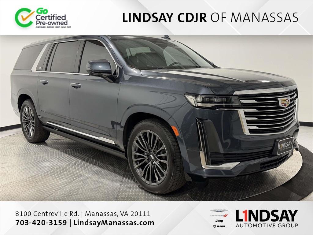 used 2021 Cadillac Escalade ESV car, priced at $51,500