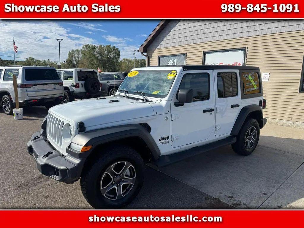 used 2021 Jeep Wrangler Unlimited car, priced at $19,995