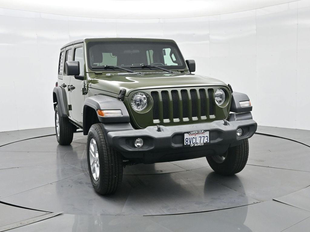 used 2021 Jeep Wrangler Unlimited car, priced at $22,553