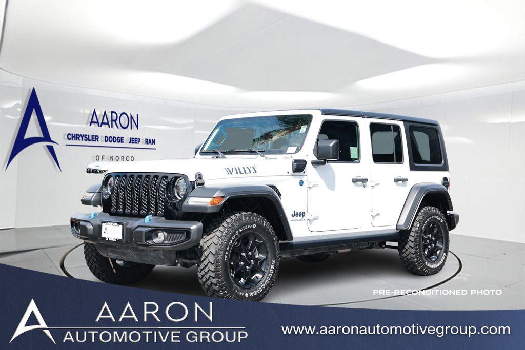 used 2023 Jeep Wrangler 4xe car, priced at $25,596