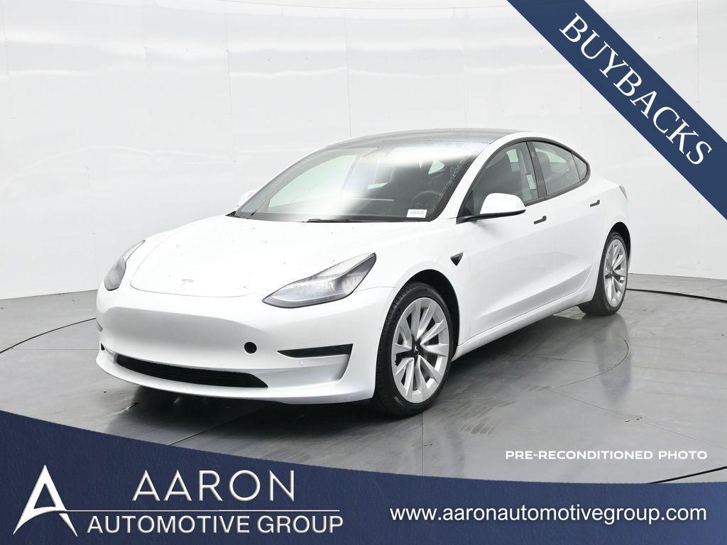 used 2022 Tesla Model 3 car, priced at $20,888
