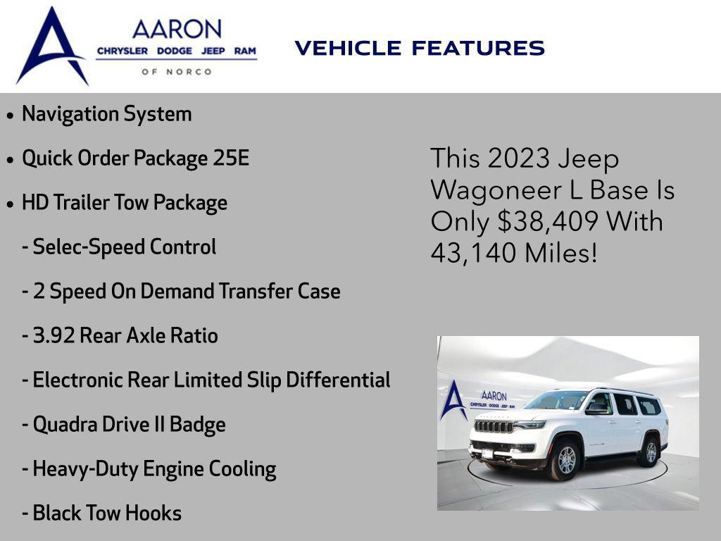 used 2023 Jeep Wagoneer L car, priced at $38,409
