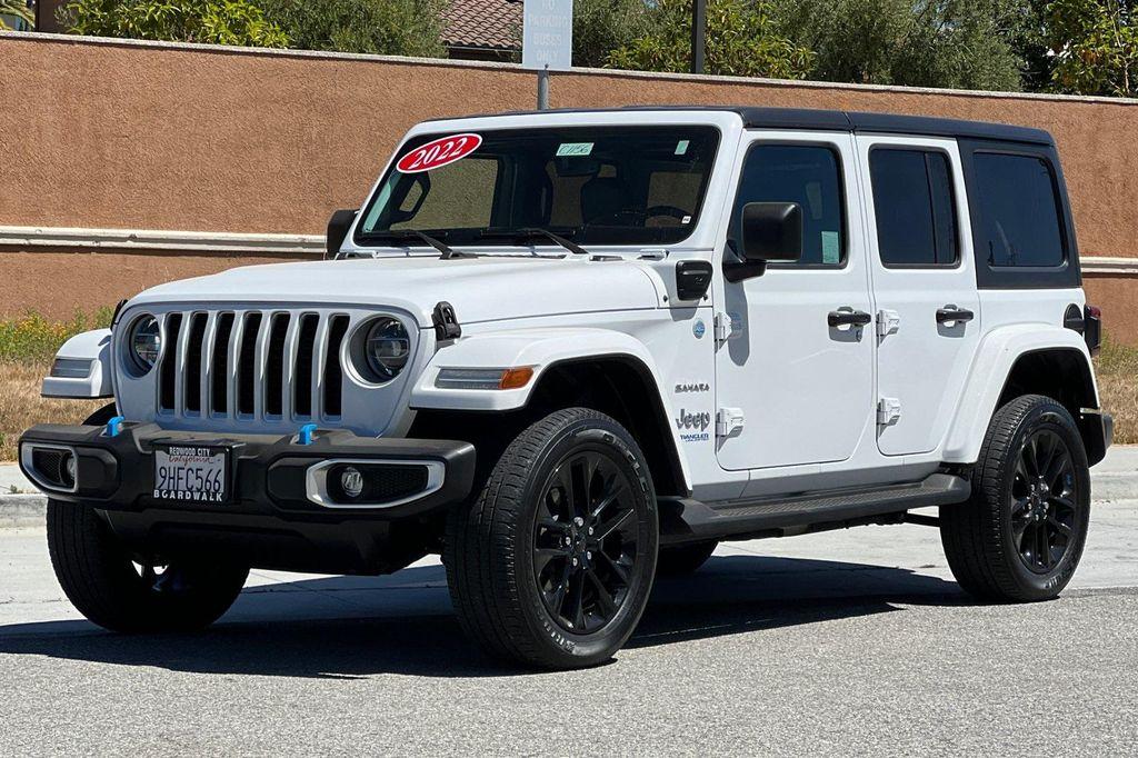 used 2022 Jeep Wrangler Unlimited 4xe car, priced at $27,692