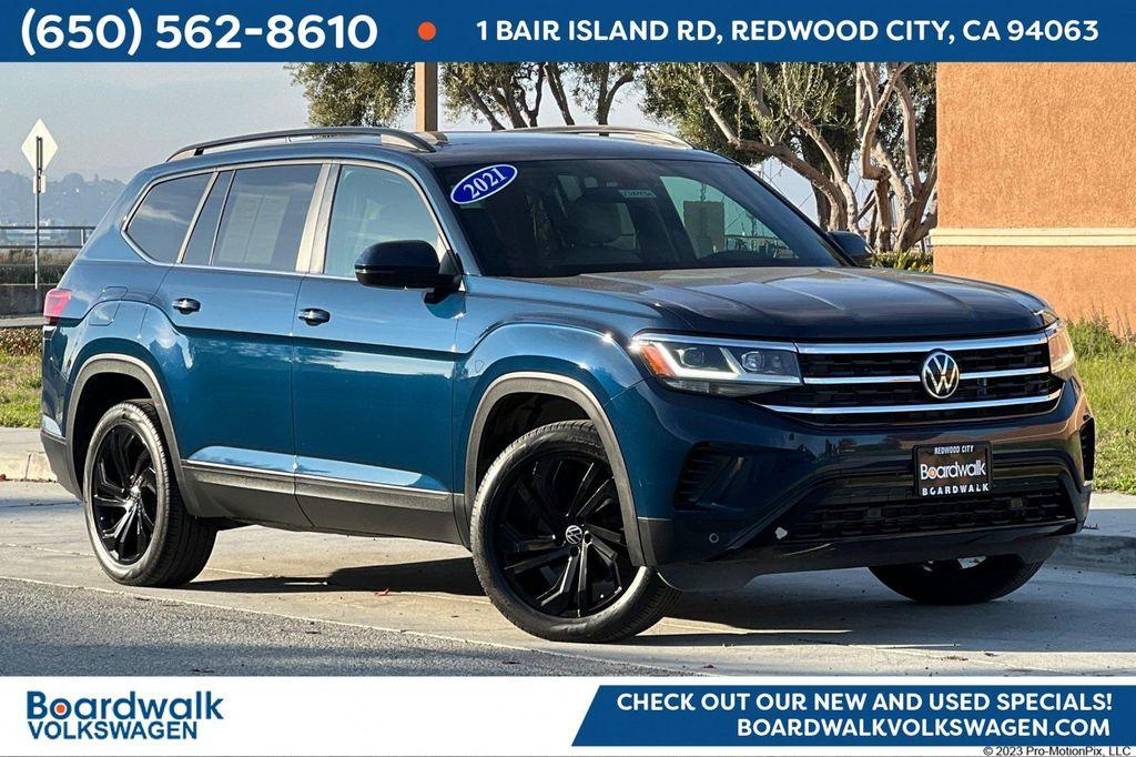 used 2021 Volkswagen Atlas car, priced at $23,882