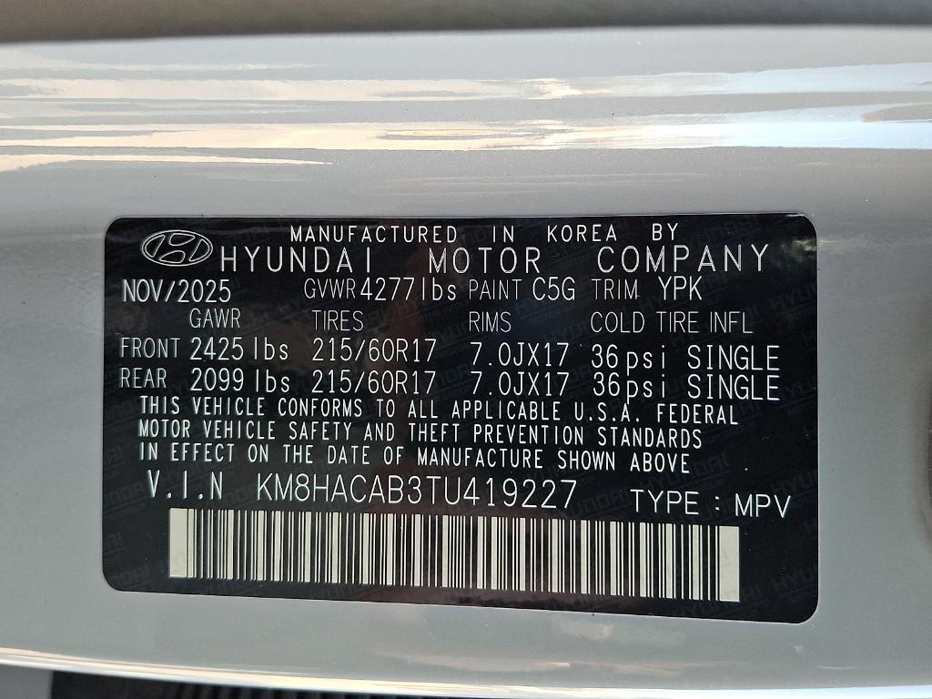 new 2026 Hyundai Kona car, priced at $29,234