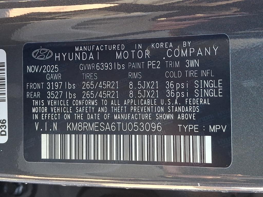 new 2026 Hyundai Palisade Hybrid car, priced at $60,066