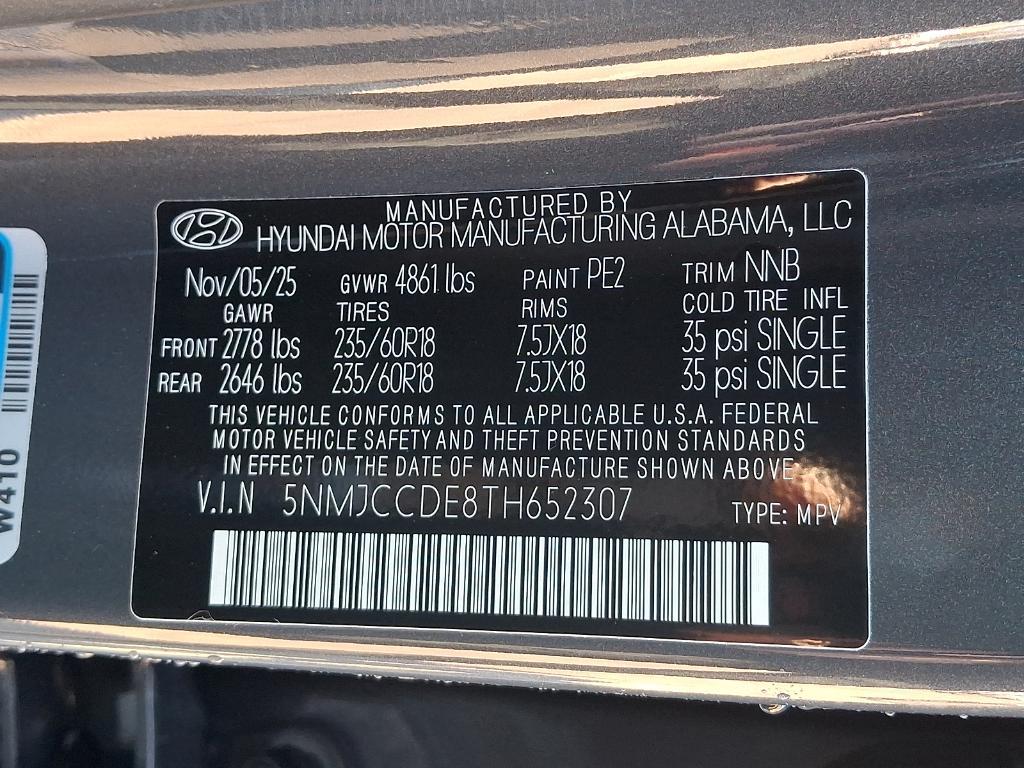 new 2026 Hyundai Tucson car, priced at $36,563