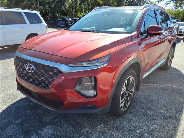 used 2020 Hyundai Santa Fe car, priced at $19,500