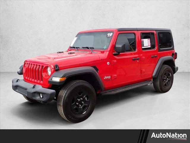 used 2019 Jeep Wrangler Unlimited car, priced at $22,598