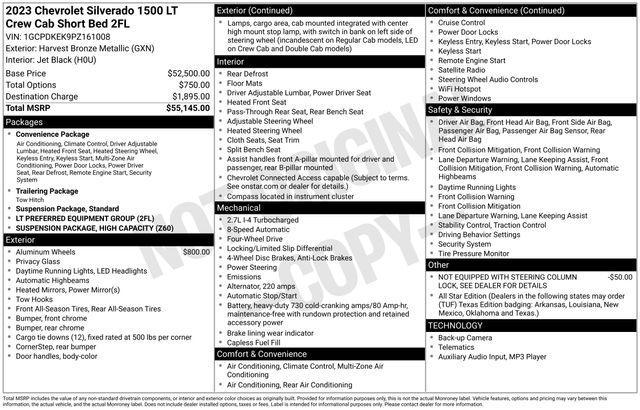 used 2023 Chevrolet Silverado 1500 car, priced at $34,995