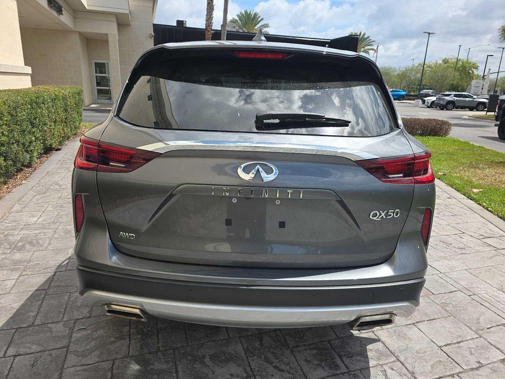 used 2025 INFINITI QX50 car, priced at $33,850