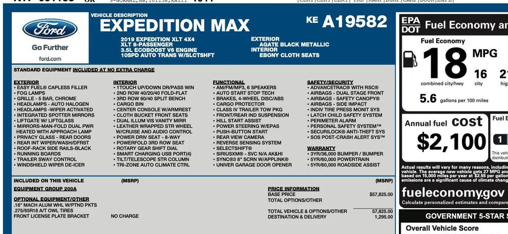 used 2019 Ford Expedition Max car, priced at $20,995