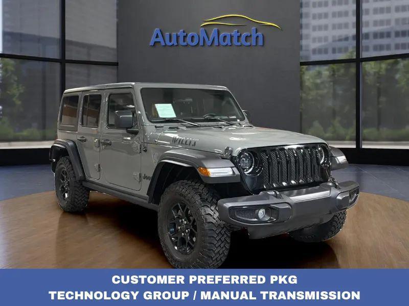 used 2022 Jeep Wrangler car, priced at $26,594