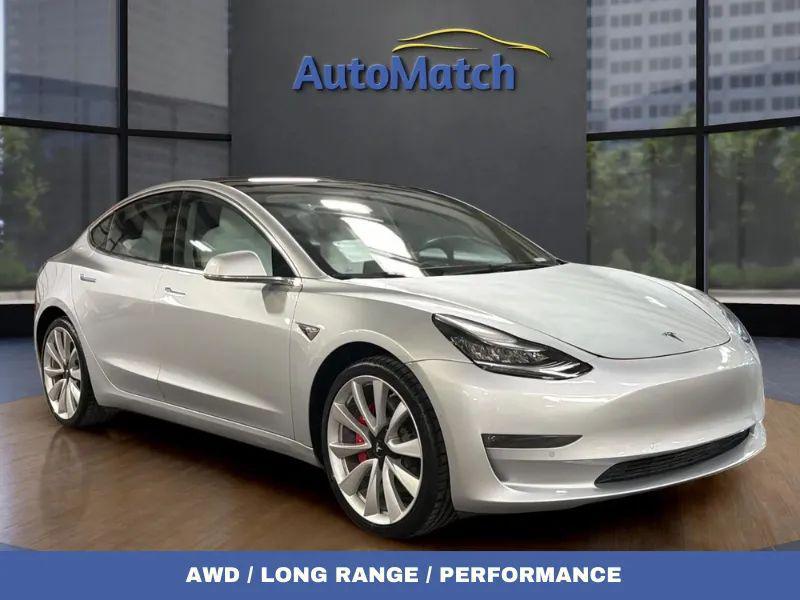 used 2018 Tesla Model 3 car, priced at $19,595