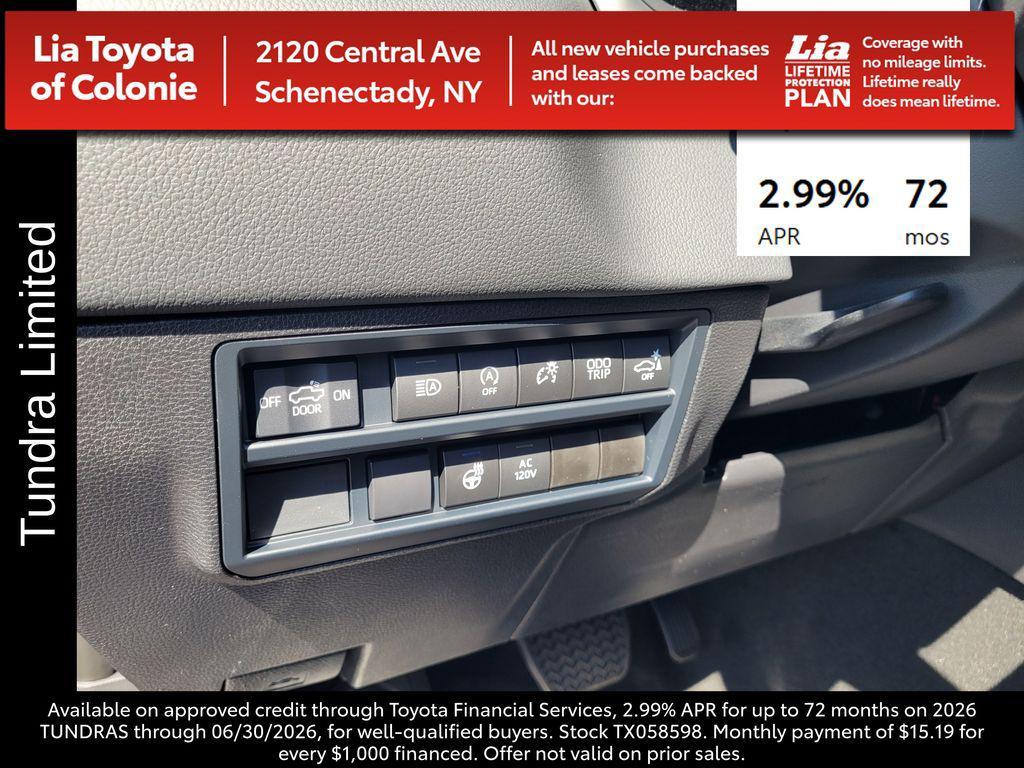 new 2026 Toyota Tundra car, priced at $63,479