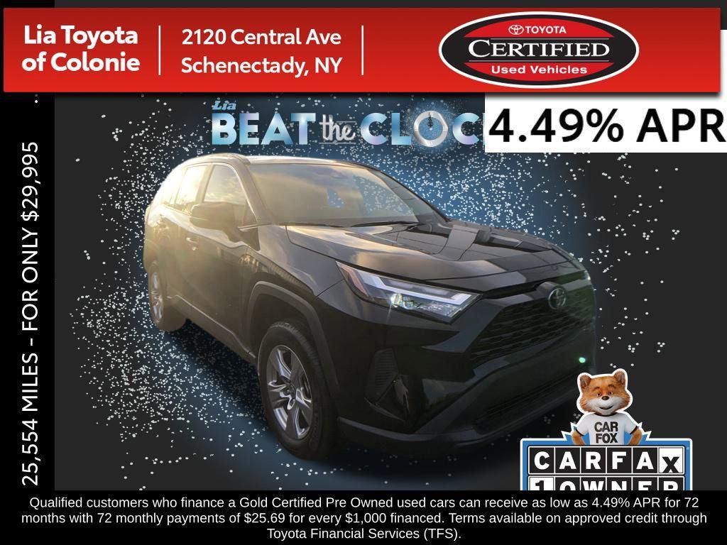 used 2025 Toyota RAV4 car, priced at $29,995