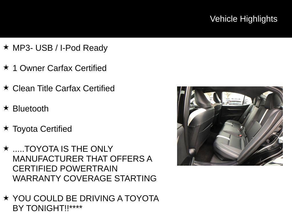 used 2025 Toyota Camry car, priced at $27,995