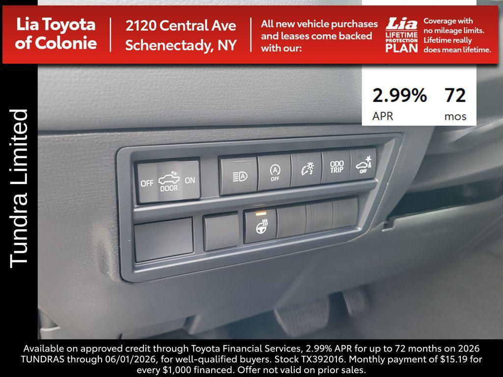 new 2026 Toyota Tundra car, priced at $62,769