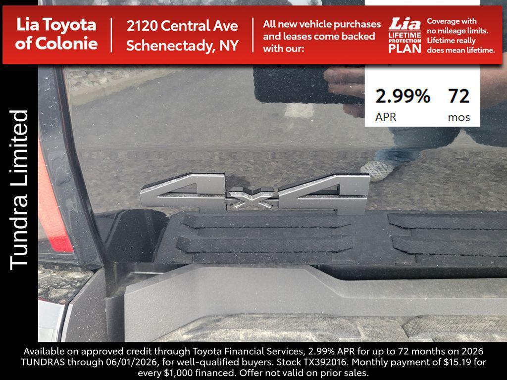 new 2026 Toyota Tundra car, priced at $62,769