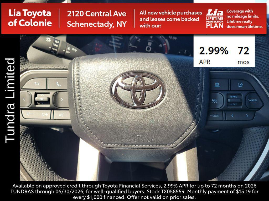 new 2026 Toyota Tundra car, priced at $63,815