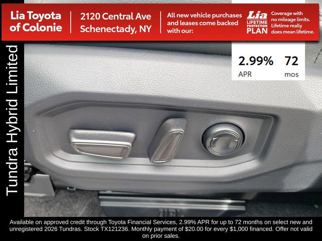 new 2026 Toyota Tundra Hybrid car, priced at $63,599