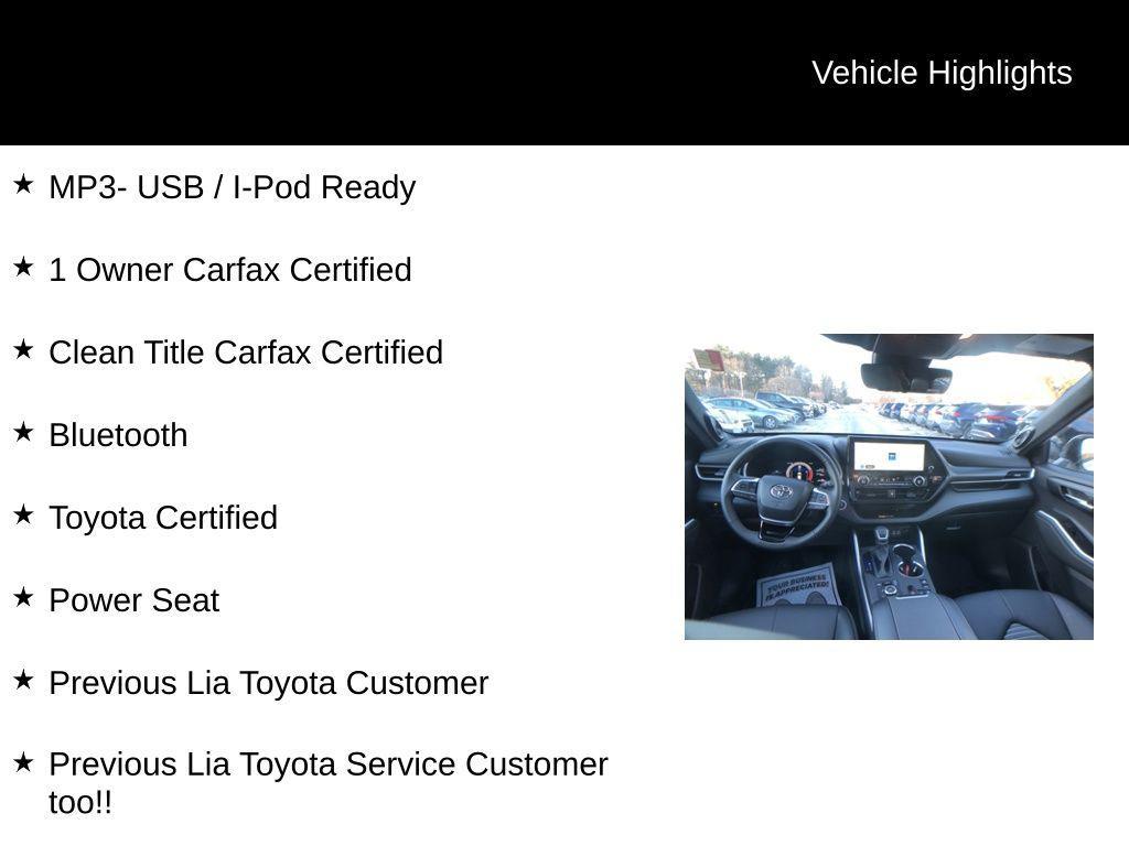 used 2026 Toyota Highlander car, priced at $49,995