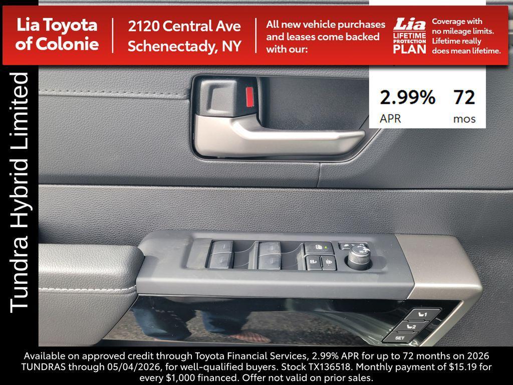 new 2026 Toyota Tundra Hybrid car, priced at $66,364