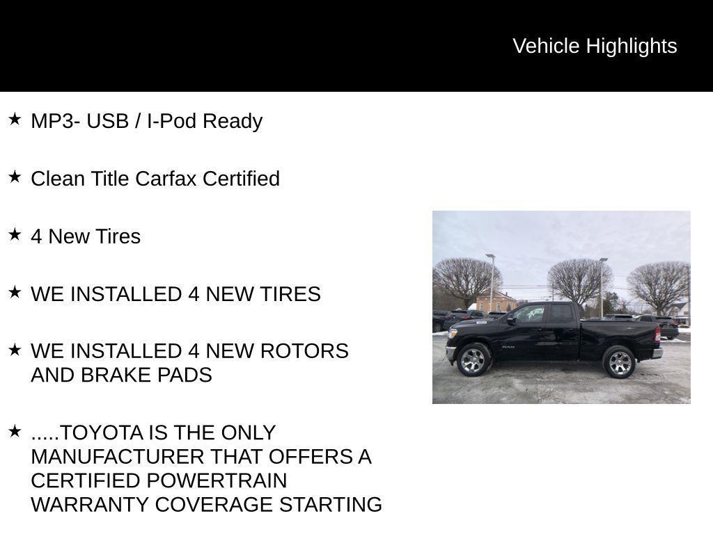 used 2021 Ram 1500 car, priced at $30,995