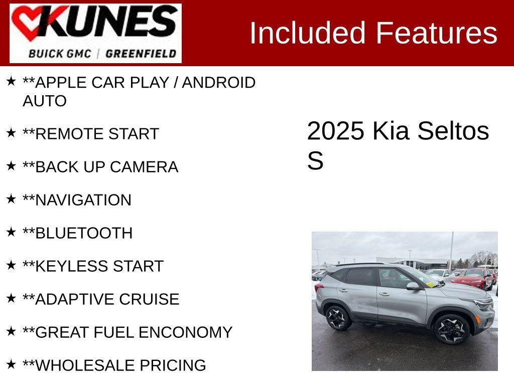 used 2025 Kia Seltos car, priced at $20,799