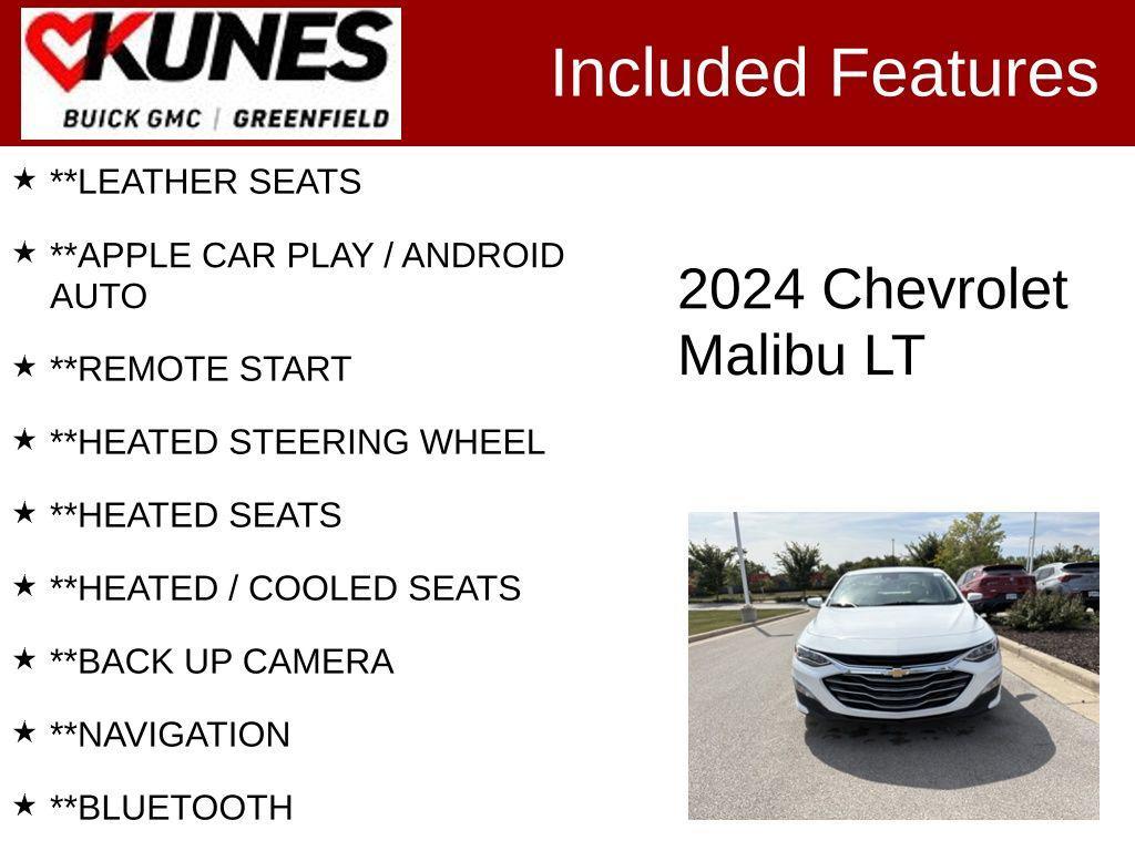 used 2024 Chevrolet Malibu car, priced at $19,995