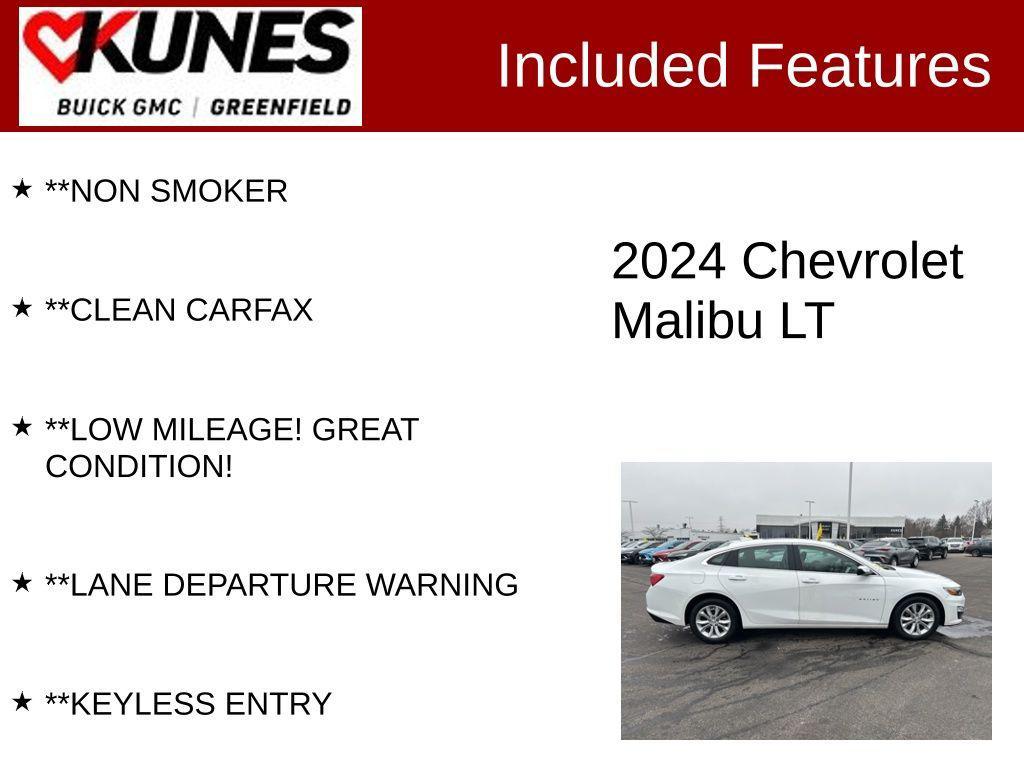 used 2024 Chevrolet Malibu car, priced at $18,995