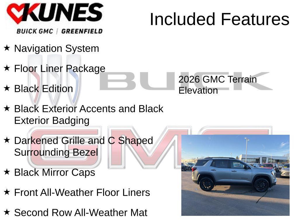 new 2026 GMC Terrain car, priced at $33,795